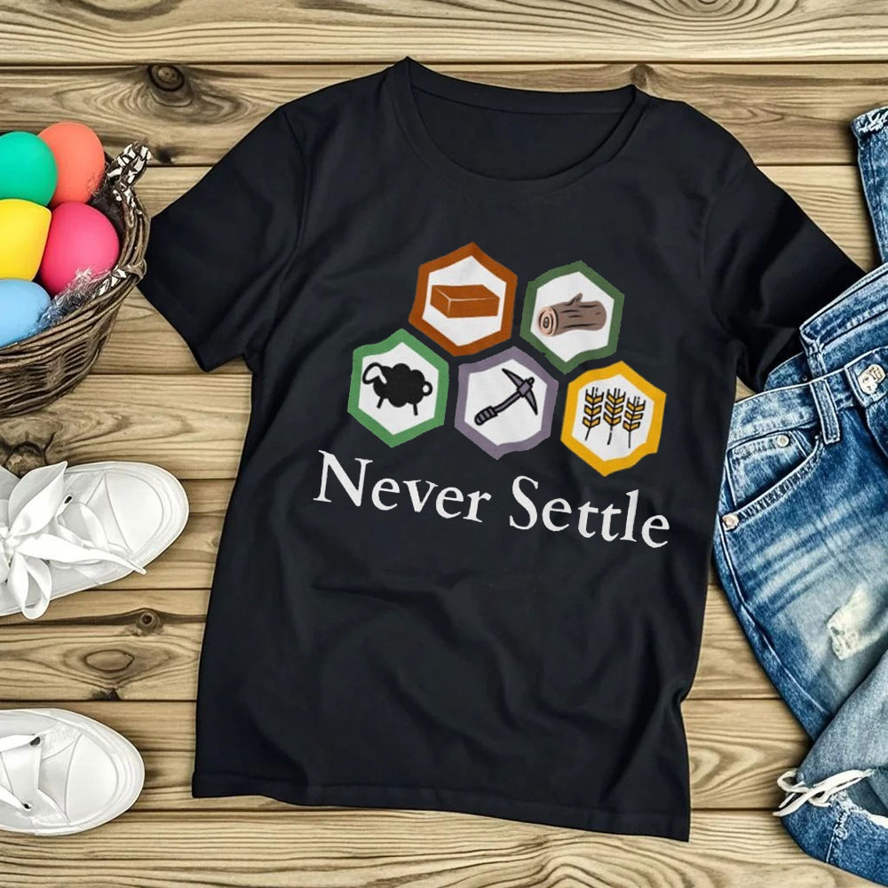 Футболка Never Settle Catan в  – обзор и цена Board Game Catan